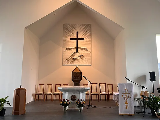 Der Altar. Foto: Yvonne Willicks